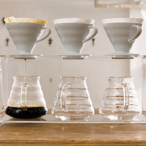 Hario V60 Glass Range Coffee Server (600ml, Clear) - Nomad Coffee Club