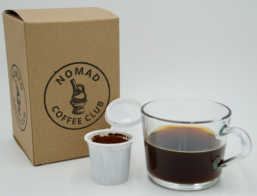 Specialty Coffee Pods (K-Cup) Monthly Subscription Box - Nomad Coffee Club