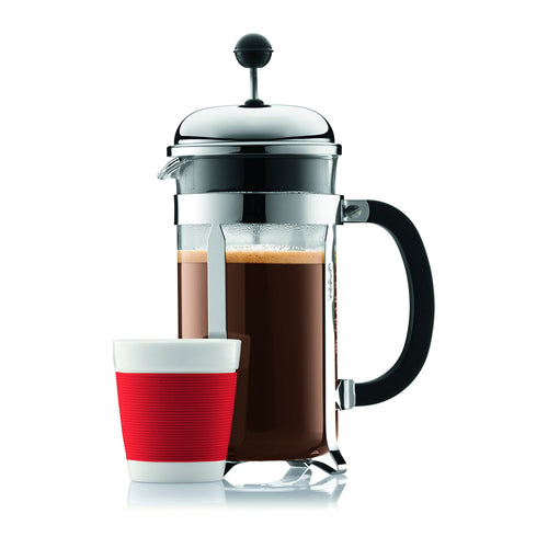 Bodum Chambord French Press Coffee Maker: 8 Cup, 1 Liter, 34 Ounces - Nomad Coffee Club