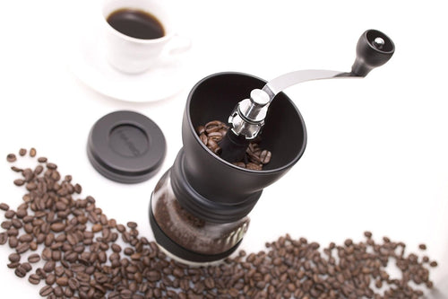 Hario Skerton Ceramic Coffee Mill Hand Grinder (100g) Black - Nomad Coffee Club