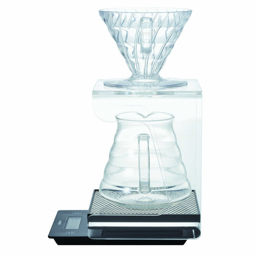 Hario V60 Drip Station (Clear) with Drip Tray - Nomad Coffee Club