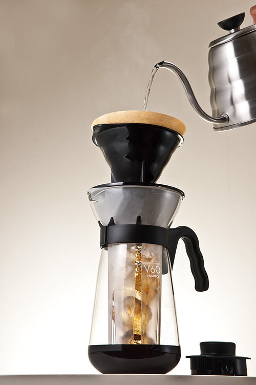 Hario V60 Fretta Ice Coffee Maker / Brewer in Black (VIC-02B) - Nomad Coffee Club